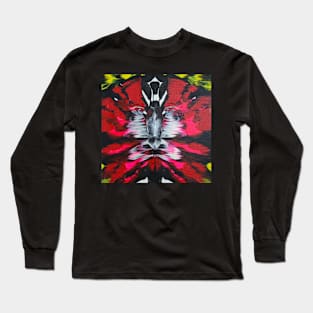 Butterfly Portrait Fiery 293 Long Sleeve T-Shirt